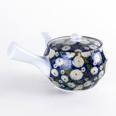 Photo4: Teapot Kyusu Kikunokomichi Chrysanthemum Small