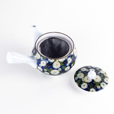 Photo6: Teapot Kyusu Kikunokomichi Chrysanthemum Small