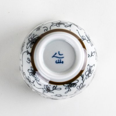 Photo4: Yunomi Tea Cup for Green Tea Bara Rose