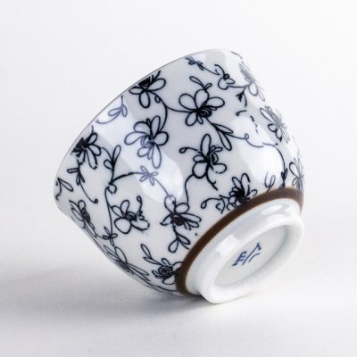 Photo6: Yunomi Tea Cup for Green Tea Bara Rose