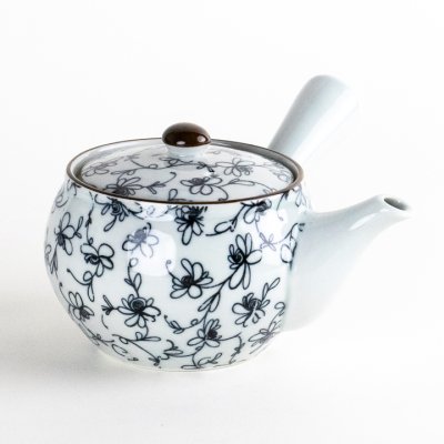 Photo1: Teapot Kyusu Bara Rose Small