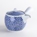 Photo1: Teapot Kyusu Kikka Blue Chrysanthemum (1)