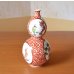 Photo5: Vase Gourd Shape Seasonal Flowers and Children | Fukuji Kitamura Traditional Craftsperson work