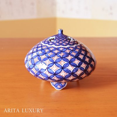 Photo1: Incense burner Shippou | Fukuji Kitamura Traditional Craftsperson work