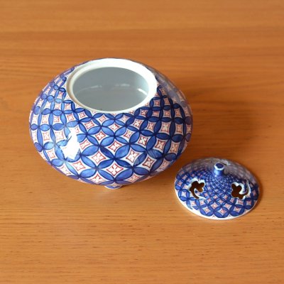 Photo3: Incense burner Shippou | Fukuji Kitamura Traditional Craftsperson work