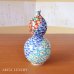 Photo1: Vase Gourd Shape Cherry blossoms, Bamboo leaves, and Plum blossoms | Fukuji Kitamura Traditional Craftsperson work (1)