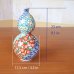 Photo5: Vase Gourd Shape Cherry blossoms, Bamboo leaves, and Plum blossoms | Fukuji Kitamura Traditional Craftsperson work (5)
