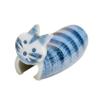 Chopstick rest Tebineri neko Cat (Blue)