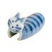 [Made in Japan] Tebineri neko cat (Blue) Chopstick rest