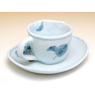 Photo4: Coffee Cup and Saucer Beni Ichigo Strawberry