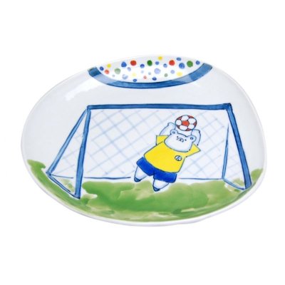 [Made in Japan] <Child tableware>Soccer Plate