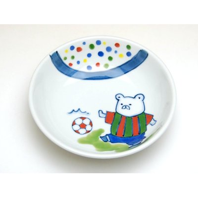 Photo2: Tableware for Children Dish (Small) Soccer