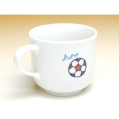 Photo2: Tableware for Children Mug Soccer