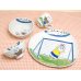 [Made in Japan] <Child tableware>Soccer half set (4 pieces)