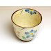 Photo2: Hana rindow (Blue) Japanese green tea cup (2)