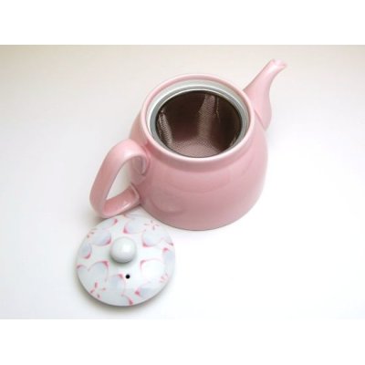 Photo2: Teapot Pink flower