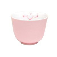 Yunomi Tea Cup for Green Tea Pink flower