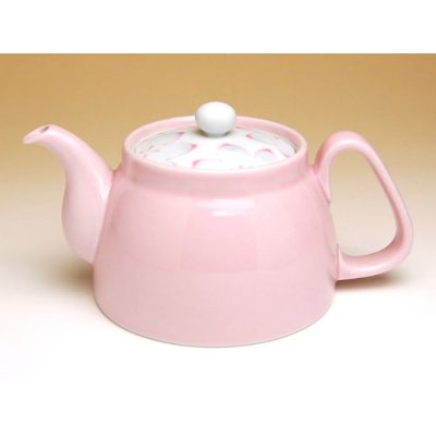 Photo2: Tea set for Green Tea 1 pc Teapot and 5 pcs Cups Pink flower