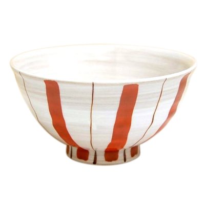 [Made in Japan] Kohiki nisyoku tokusa  (Red) rice bowl