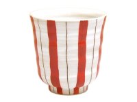 Yunomi Tea Cup for Green Tea Kohiki nisyoku tokusa (Red)