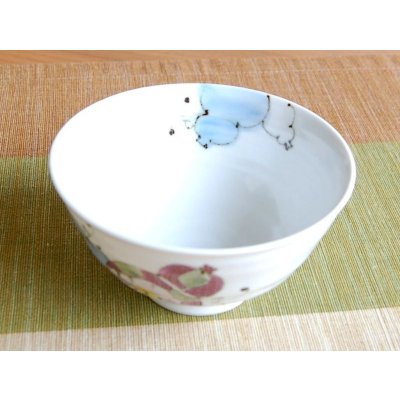 Photo3: Rice Bowl Hana mubyo (Blue)