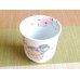 Photo3: Hana mubyo (Red) Japanese green tea cup (3)