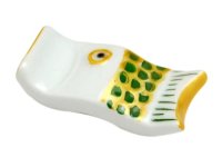 Chopstick rest Kinsai koinobori (Green)