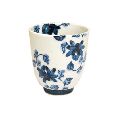 [Made in Japan] Saika karakusa (Blue) Japanese green tea cup