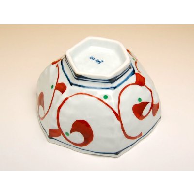 Photo3: Donburi Bowl for Noodles (16.5cm) Akae usagi Rabbit