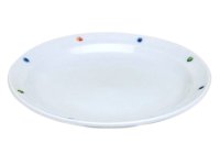 Small Plate (13.5cm) Sanshoku tenmon