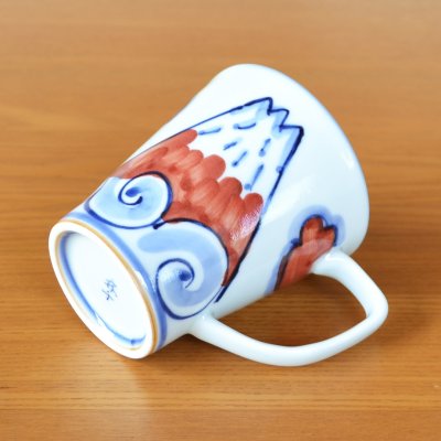 Photo6: Mug Mt. Fuji Red