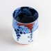 Photo2: Yunomi Tea Cup for Green Tea Fuchidami Budou Grape Red (2)