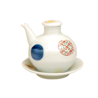 [Made in Japan] Maru-mon moyou Soy sauce bottle