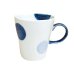 [Made in Japan] Nisai marumon (Blue) mug
