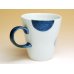 Photo2: Mug Nisai marumon (Blue) (2)