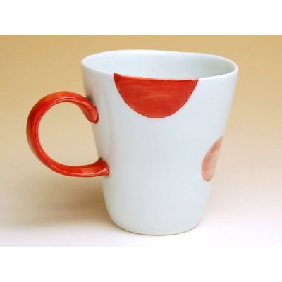 Photo2: Mug Nisai marumon (Red)