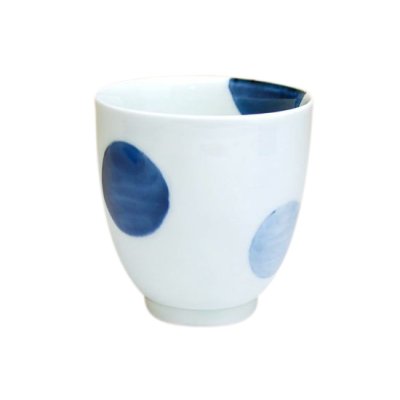 [Made in Japan] Nisai marumon (Blue) Japanese green tea cup