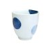 [Made in Japan] Nisai marumon (Blue) Japanese green tea cup