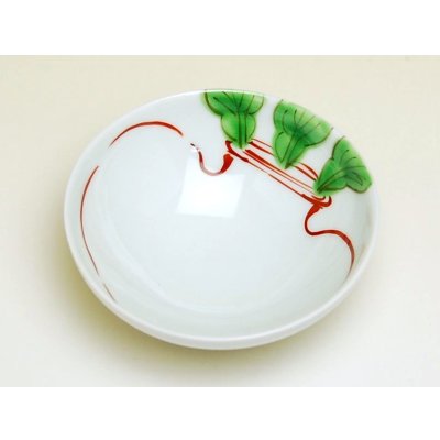 Photo3: Small Bowl (8.2cm) Nishiki kabu turnip