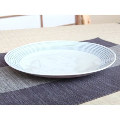 Photo2: Large Plate (24.5cm) Nisai sensuji (one piece)