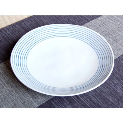 Photo3: Large Plate (19.5cm) Nisai sensuji (one piece)