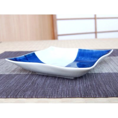 Photo2: Medium Bowl (15.3cm) Ichimatsu Square