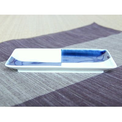 Photo2: Small Plate Rectangle (15.5cm) Ichimatsu