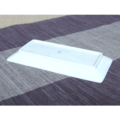 Photo3: Small Plate Rectangle (15.5cm) Ichimatsu