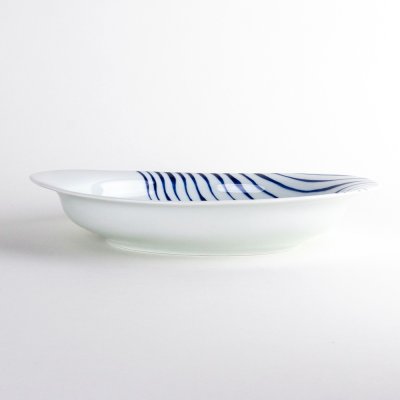 Photo6: Large Oval Plate Turezure-Tokusa (24.8 cm/9.8 in)