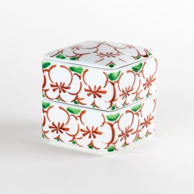 Photo1: Two-Tier Lidded Bowl Hanae-Dami