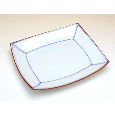 Photo3: Medium Plate (18.7cm) Some line