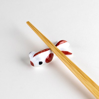 Photo3: Chopstick rest Kingyo Goldfish (Red)