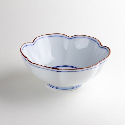 Photo1: Medium Bowl Mikomi seniri Blue (12.8cm/5in)