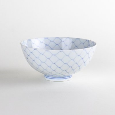 Photo1: Rice Bowl Naigai Ami Blue